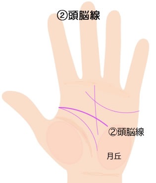 頭脳線の意味です。